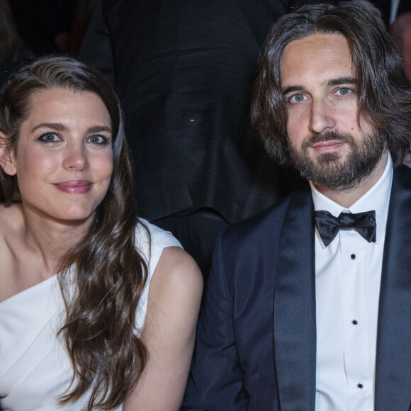 Charlotte Casiraghi et son fiancé Dimitri Rassam - Soirée Kering "Women In Motion Awards" lors du 72ème Festival International du Film de Cannes le 19 mai 2019. © Olivier Borde/Bestimage