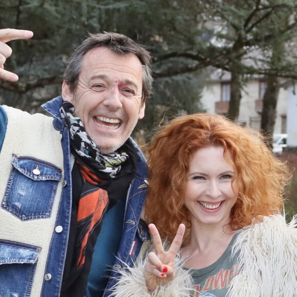 Jean-Luc Reichmann, Mathilde Lebrequier, Maria Schmitt, et Alexandre Achddjian lors du photocall de la série "Léo Matteï, Brigade des mineurs" lors du 22ème Festival des créations télévisuelles de Luchon, France, le 7 février 2020. © Patrick Bernard/Bestimage