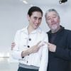 Philippe Starck et sa femme Jasmine - Cocktail du lancement du champagne Louis Roederer "Cristal 2008" au Palais De Tokyo à Paris le 23 mai 2018. © Olivier Borde/Bestimage