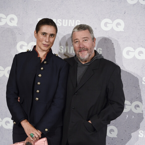 Philippe Starck et sa femme Jasmine Abdellatif Starck arrivent aux "GQ Awards - Men of the Year" à Madrid, le 3 novembre 2016.