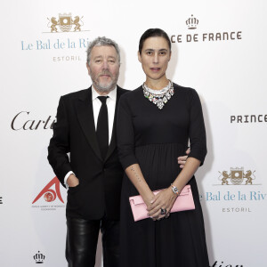 Philippe Starck et sa femme Jasmine Abdellatif - Bal de la Riviera à Estoril le 26 septembre 2015.
