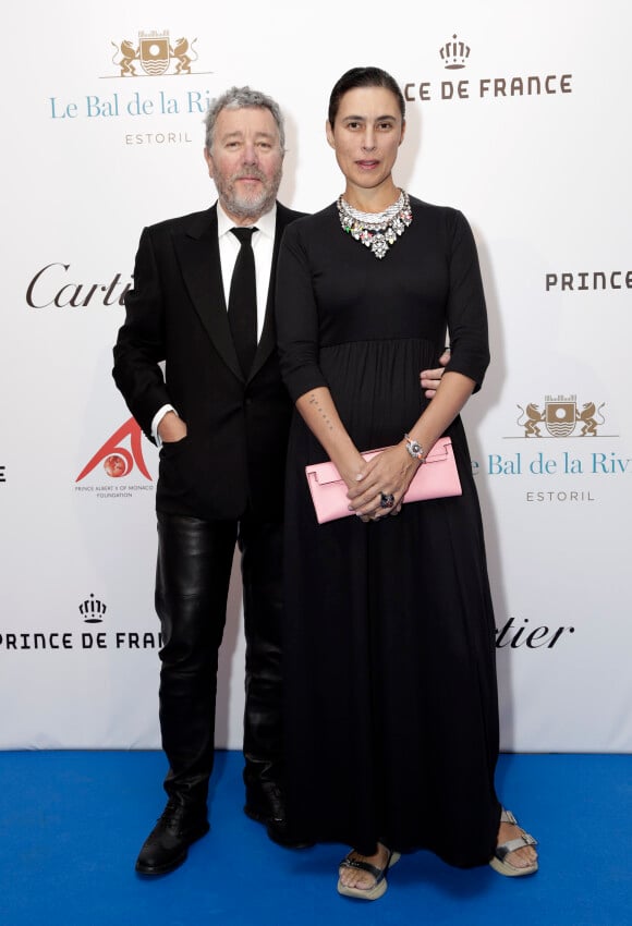 Philippe Starck et sa femme Jasmine Abdellatif - Bal de la Riviera à Estoril le 26 septembre 2015.