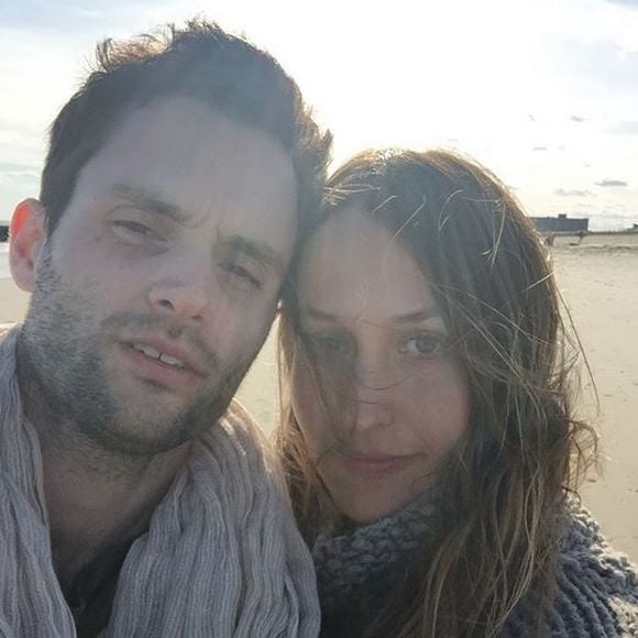 Penn Badgley et son épouse Domino Kirke-Badgley. Janvier 2020.