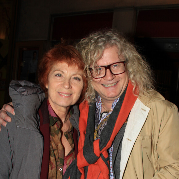 Exclusif - Pierre-Jean Chalençon, Véronique Genest - Soirée Absolutely Hilarious au Théâtre des Mathurins à Paris le 10 février 2020. © Philippe Baldini / Bestimage 10/02/2020 - Paris