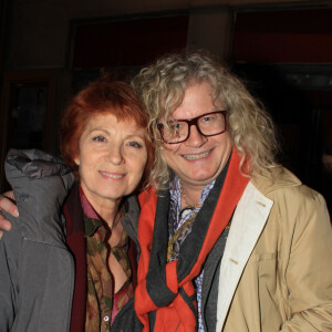 Exclusif - Pierre-Jean Chalençon, Véronique Genest - Soirée Absolutely Hilarious au Théâtre des Mathurins à Paris le 10 février 2020. © Philippe Baldini / Bestimage 10/02/2020 - Paris