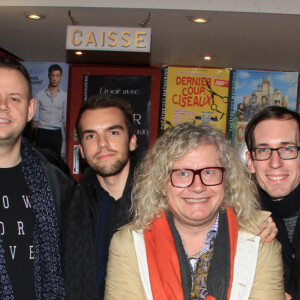 Exclusif - Pierre-Jean Chalençon, Jordan de Luxe, Guest - Soirée Absolutely Hilarious au Théâtre des Mathurins à Paris le 10 février 2020. © Philippe Baldini / Bestimage 10/02/2020 - Paris