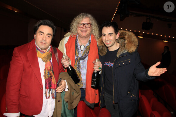 Exclusif - Pierre-Jean Chalençon, Jordan de Luxe, Guest - Soirée Absolutely Hilarious au Théâtre des Mathurins à Paris le 10 février 2020. © Philippe Baldini / Bestimage 10/02/2020 - Paris
