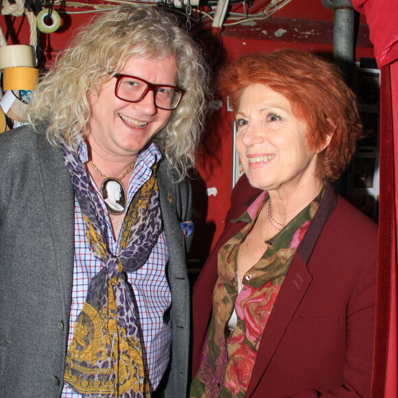 Exclusif - Pierre-Jean Chalençon, Véronique Genest - Soirée Absolutely Hilarious au Théâtre des Mathurins à Paris le 10 février 2020. © Philippe Baldini / Bestimage 10/02/2020 - Paris