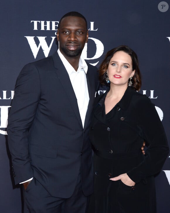 Omar Sy et sa femme Hélène à la première du film "The Call of the Wild" à Los Angeles, le 13 février 2020.