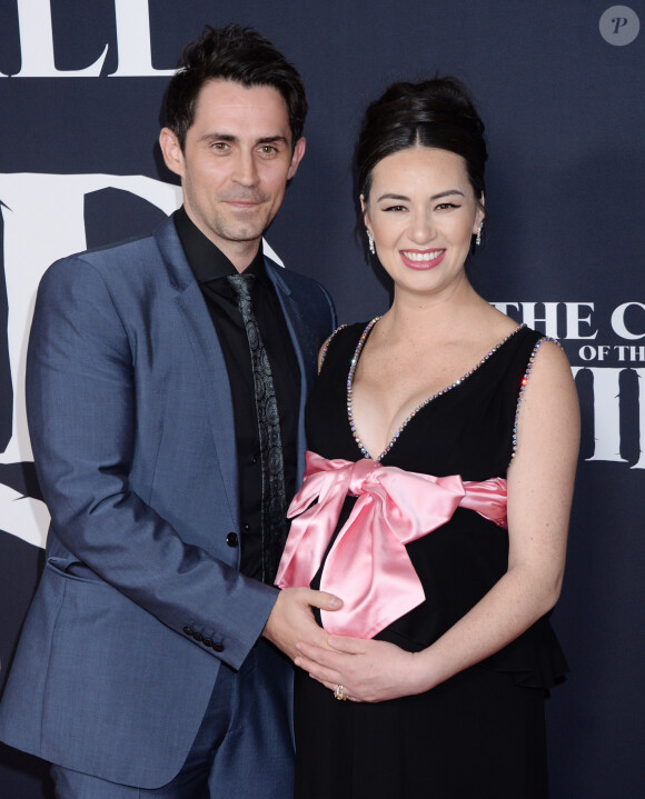 Richard de Klerk et sa compagne Cara Gee, enceinte, à la première du film "The Call of the Wild" à Los Angeles, le 13 février 2020.