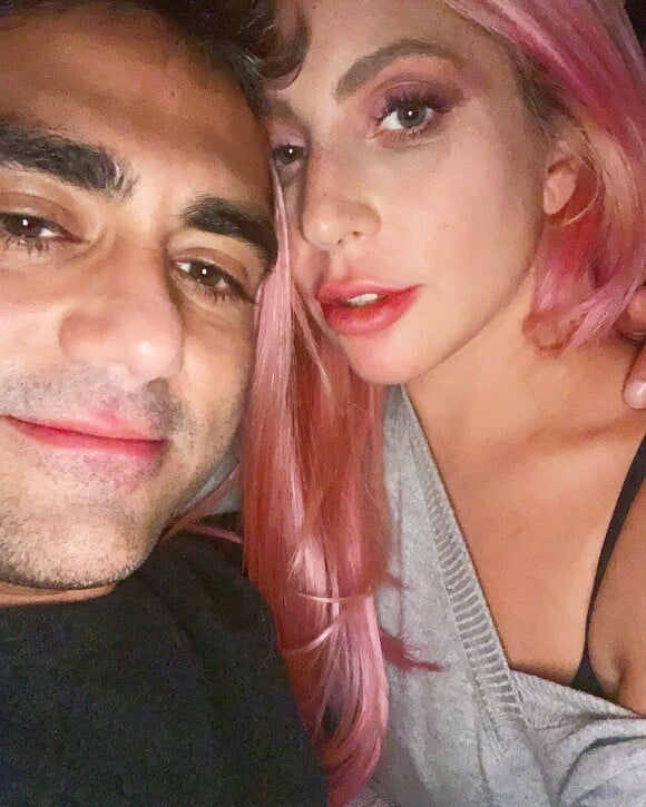 Lady Gaga et son compagnon Michael Polansky, le 15 février 2020 sur Instagram.