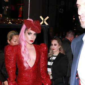 Lady Gaga arrive à l'évènement éphémère Haus Labs Makeup à The Grove, Los Angeles, le 5 décembre 2019