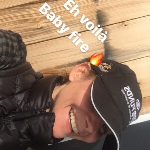 Petit coup de soleil sur l'oreille pour Clotilde Courau, princesse de Savoie, lors de sa randonnée dans les Alpes le 18 février 2020. Image issue de sa story Instagram.