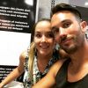 Elodie et Joachim de "Mariés au premier regard 2020" à l'aéroport de Marseille, photo postée sur Instagram, le 12 février