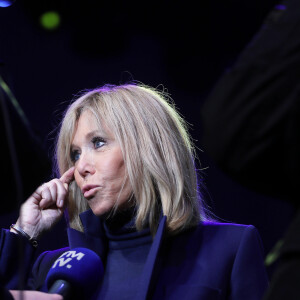 La Première Dame Brigitte Macron, présidente de la Fondation Hôpitaux de Paris – Hôpitaux de France Disneyland Paris a accueilli 300 enfants hospitalisés avec la Fondation Hôpitaux de Paris © Dominique Jacovides/Bestimage