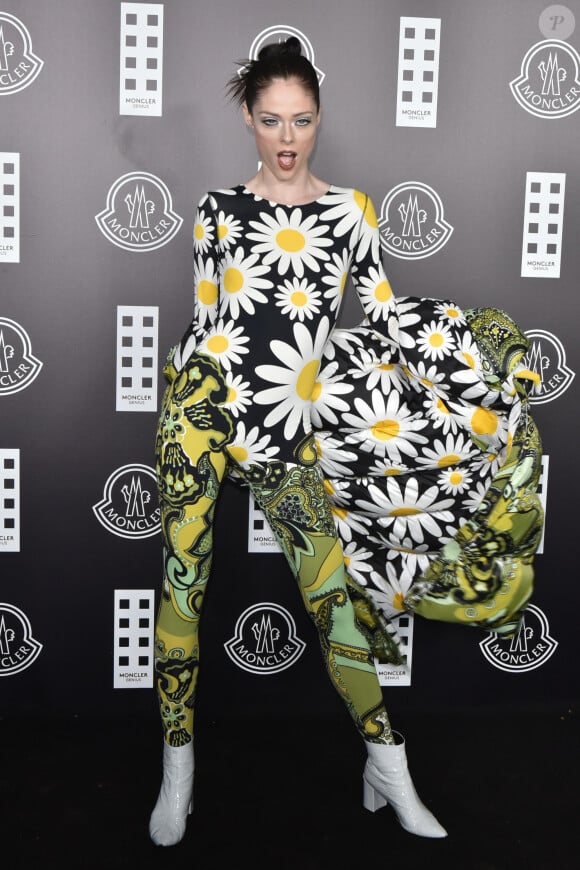 Coco Rocha assiste à la soirée Moncler Genius lors de la Fashion Week de Milan en Italie, le 19 février 2020.