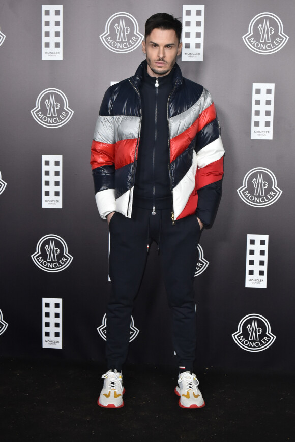 Baptiste Giabiconi assiste à la soirée Moncler Genius lors de la Fashion Week de Milan en Italie, le 19 février 2020.