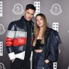 Baptiste Giabiconi et Lea Elui Ginet assistent à la soirée Moncler Genius lors de la Fashion Week de Milan en Italie, le 19 février 2020.
