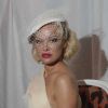 Pamela Anderson - Backstage du défilé de mode PAP printemps-été 2020 "Vivienne Westwood" à Paris, le 28 septembre 2019