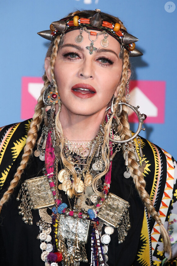 Madonna - Les célébrités assistent 2018 MTV Video Music Awards à New York, le 20 aout 2018.