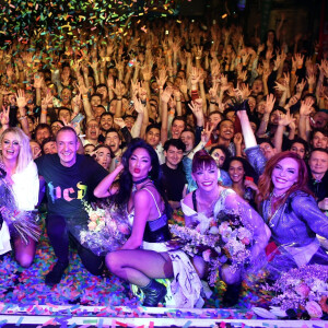Nicole Scherzinger, Ashley Roberts, Jessica Sutta, Carmit Bachar, Kimberly Wyatt, Jeremy Joseph - Les Pussycat Dolls jouent au GAY à Londres 14 ans après leur premier concert live dans ce lieu. Londres le 22 Février
