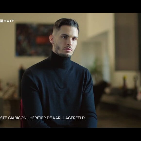 Baptiste Giabiconi dans Sept à Huit, le 23 février 2020.