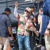 Steven Spielberg - Steven Spielberg sur le tournage de West Side Story dans le quartier de Harlem à New York, le 14 juillet 2019