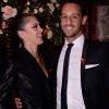 Iris Mittenaere (Miss France et Miss Univers 2016) et son compagnon Diego El Glaoui lors de la soirée de gala de la 18ème édition du "Dîner de la mode du Sidaction" au Pavillon Cambon Capucines - Potel et Chabot à Paris, France, le 23 janvier 2020. ©Rachid Bellak/Bestimage