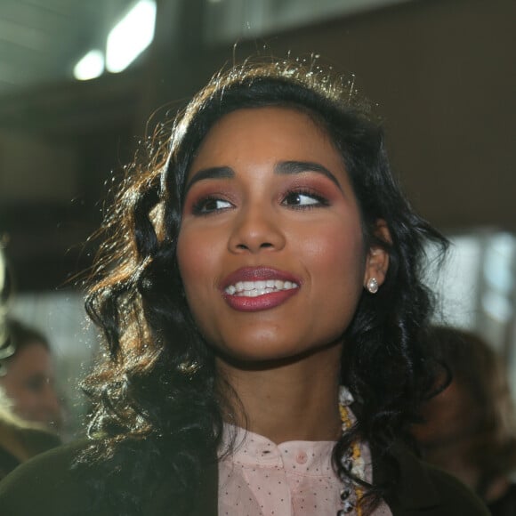 Clémence Botino, Miss France 2020, en visite au Salon de l'agriculture à Paris. Le 26 février 2020 © Panoramic / Bestimage 26/02/2020 - Paris