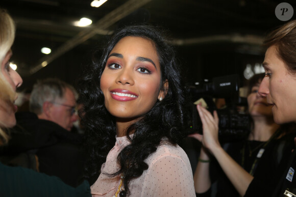 Semi-Exclusif - Clémence Botino, Miss France 2020, en visite au Salon de l'agriculture à Paris. Le 26 février 2020 © Panoramic / Bestimage 26/02/2020 - Paris