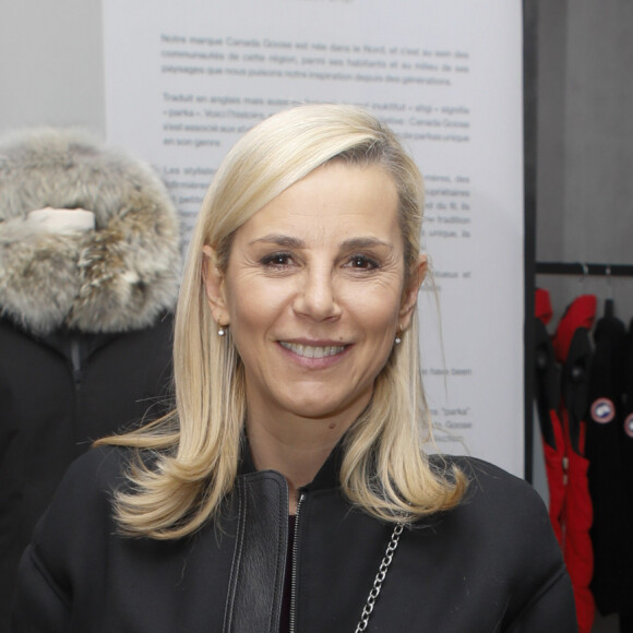 Exclusif - Laurence Ferrari - Soirée à l'occasion de l'ouverture de la nouvelle boutique "Canada Goose" au 283 rue Saint-Honoré dans le 8ème arrondissement à Paris le 23 janvier 2020. © Christophe Clovis/Bestimage