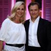 Exclusif - Laurence Ferrari et son mari Renaud Capuçon lors des nuits du château de la Moutte à Saint-Tropez, Côte d'Azur, France, le 8 août 2019. © Sophie Louvet/Nice Matin/Bestimage