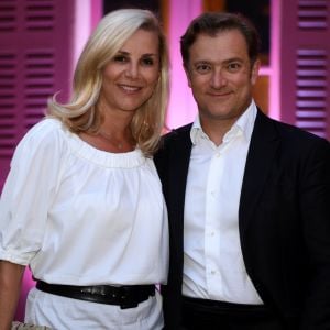 Exclusif - Laurence Ferrari et son mari Renaud Capuçon lors des nuits du château de la Moutte à Saint-Tropez, Côte d'Azur, France, le 8 août 2019. © Sophie Louvet/Nice Matin/Bestimage