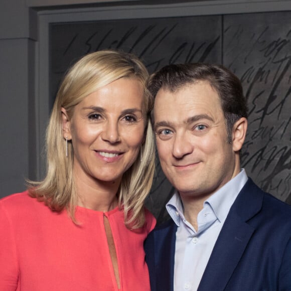 Exclusif - Renaud Capuçon et sa femme Laurence Ferrari - Backstage du concert unique "Au cinéma" de Renaud Capuçon à l'Olympia à Paris le 14 octobre 2018. © Dominique Jacovides - Cyril Moreau/Bestimage