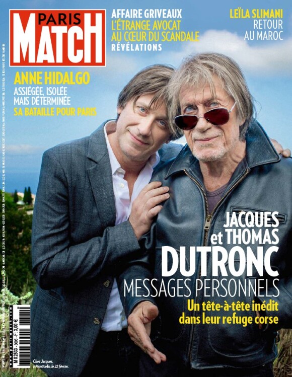 Couverture du nouveau numéro de Paris Match, en kiosques depuis le jeudi 27 février 2020