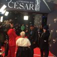 Mimie Mathy, Anne Marivin et Charlotte Gainsbourg sur le tapis rouge de la 45e cérémonie des César, le 28 février 2020.