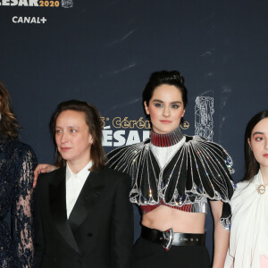 Adèle Haenel, Celine Sciamma, Noemie Merlant et Luana Bajrami lors du photocall lors de la 45ème cérémonie des César à la salle Pleyel à Paris le 28 février 2020 © Dominique Jacovides / Olivier Borde / Bestimage