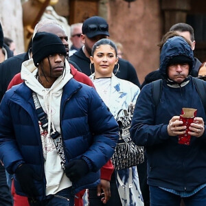 Travis Scott, Kylie Jenner - Exclusif - Les Kardashian passent la journée à Disney Magic Kingdom à Orlando en Floride, le 23 janvier 2020