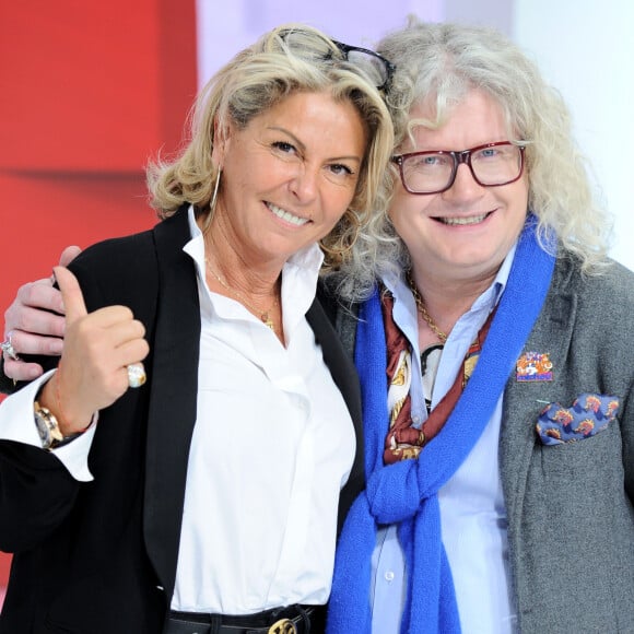 Exclusif - Caroline Margeridon et Pierre-Jean Chalençon - Enregistrement de l'émission "Vivement Dimanche prochain" présentée par M.Drucker et diffusée le 1er mars 2020 sur France 2. Le 19 février 2020 © Guillaume Gaffiot / Bestimage