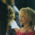 Mikaela Spielberg à Beverly Hills à l'âge de 7 ans.