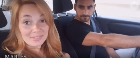 Delphine et Romain dans "Mariés au premier regard 2020", le 6 mars, sur M6