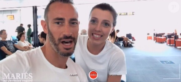 Elodie et Rémi de "Mariés au premier regard 2020" dans l'épisode du 2 mars 2020, sur M6