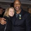 Ludivine Sagnier et Le rappeur Oxmo Puccino (Abdoulaye Diarra) lors de la remise de la médaille d'Officier des Arts et des Lettres au rappeur O.Puccino par l'acteur, réalisateur et producteur V.Cassel à l'hôtel du Collectionneur à Paris, France, le 2 mars 2020. © Jack Tribeca/Bestimage