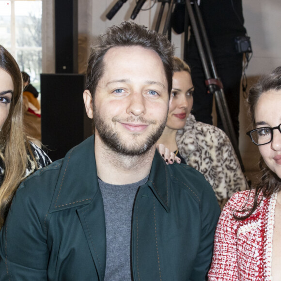 Bianca Brandolini d'Adda, Derek Blasberg et Shailene Woodley assistent au défilé Giambattista Valli, collection prêt-à-porter Automne/Hiver 2020-2021 lors de la Fashion Week à Paris, le 2 mars 2020. © Olivier Borde / Bestimage