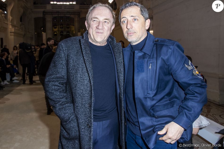 François-Henri Pinault et Gad Elmaleh assistent au défilé ...