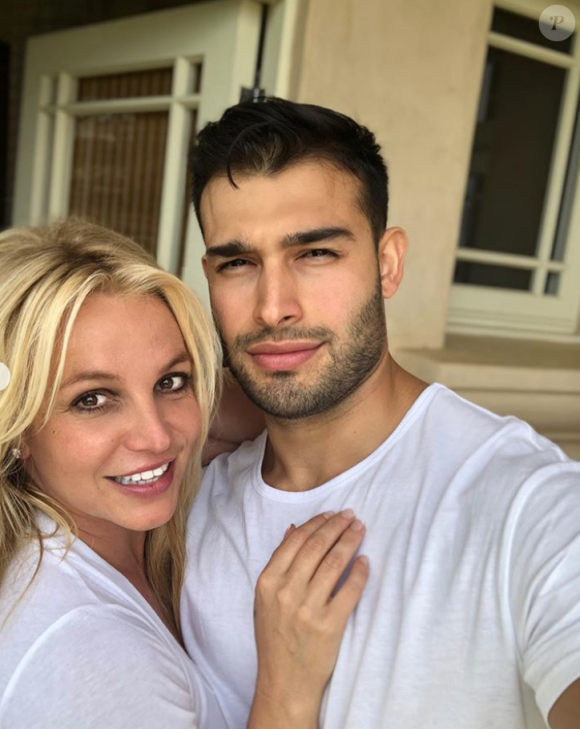 Britney Spears et son compagnon, Sam Asghari, le 17 mai 2019.