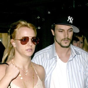 Britney Spears et Kevin Federline à Sana Monica. Le 27 juin 2004.
