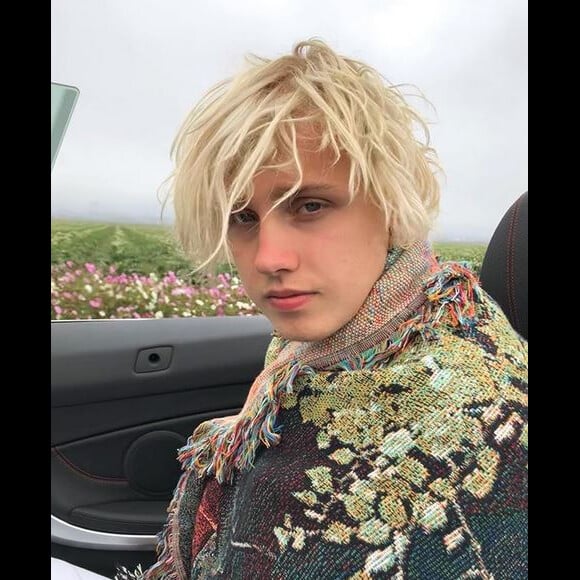 Lucas Portman, le fils de Natalia Vodianova et son ex-mari Justin Portman. Juillet 2019.