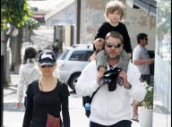 Russell Crowe se ressource pleinement auprès de sa charmante épouse et de leur second fils... irrésistible !