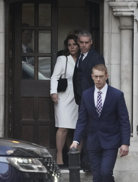 La princesse Haya de Jordanie à la sortie du palais de justice, à Londres, le 3 mars 2020.